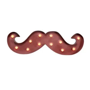 Bigode com Luz Moustache Light - Vintage Rust Barber Pro