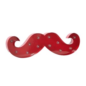 Bigode com Luz Moustache Light - RED Barber Pro
