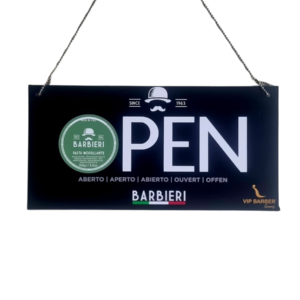 Placa Aberto/Fechado Barbieri