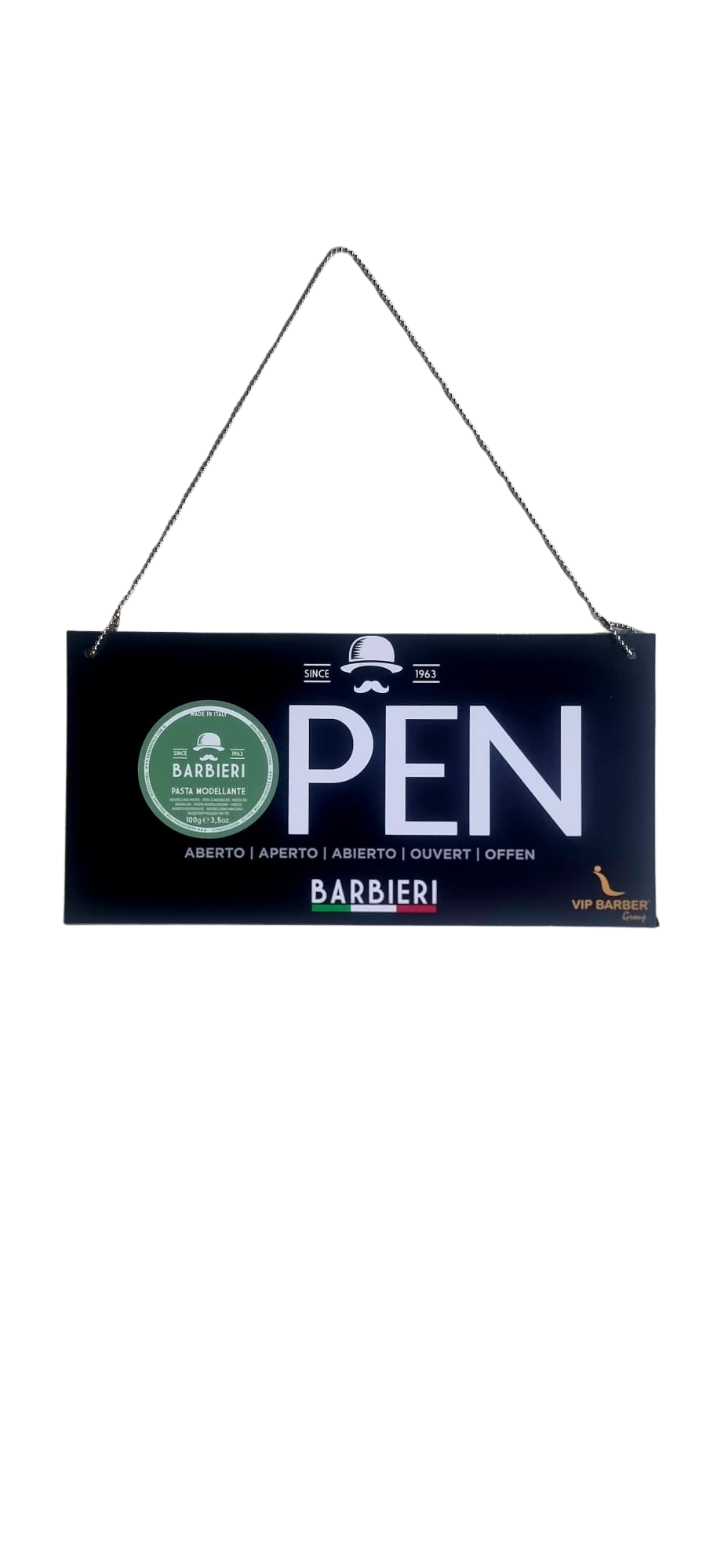 Placa Aberto/Fechado Barbieri