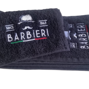 Pack 6 Toalhas 70x20 Pretas Barbieri