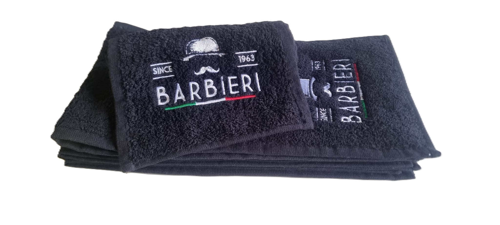 Pack 6 Toalhas 70x20 Pretas Barbieri
